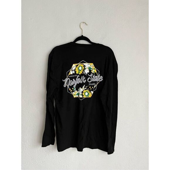 Champion Tops - Champion Woman Norfolk State University Long Sleeve T-Shirt Large